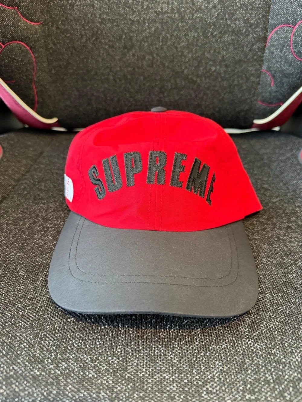 2019 Supreme x The North Face Arc Logo 6 Panel Cap 'red'